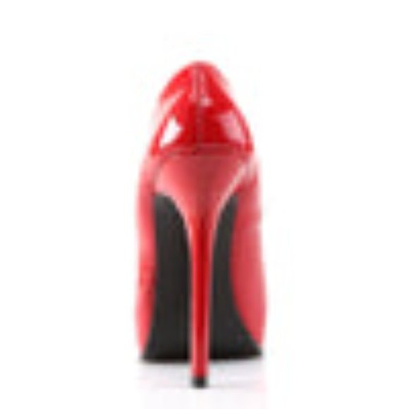 BONDAGE 01, RED PATENT - Picture 4 of 7